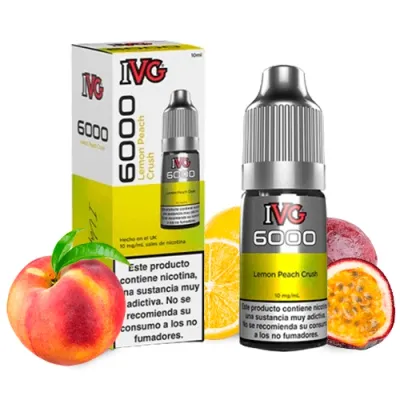 IVG 6000 Salts Lemon Peach Crush - 10ml