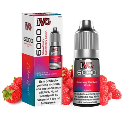 IVG 6000 Salts Strawberry Raspberry Crush - 10ml