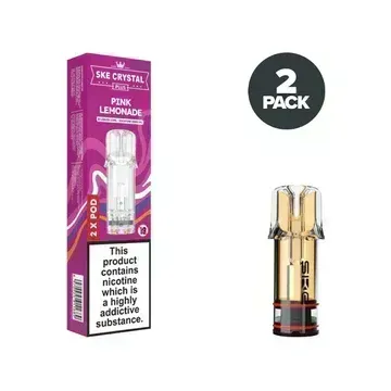 SKE Crystal Plus 20mg Nic Salt Replacement Pods - Pink Lemonade