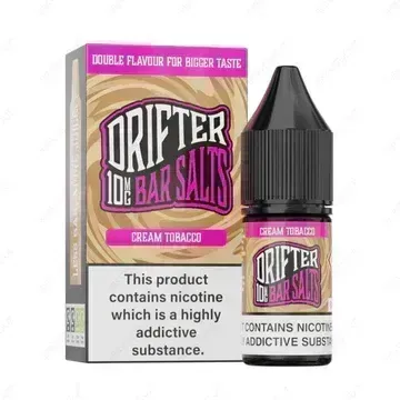Juice Sauz Drifter Bar Salts Cream Tobacco 10ml