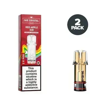 SKE Crystal Plus 20mg Nic Salt Replacement Pods - Red Apple Ice
