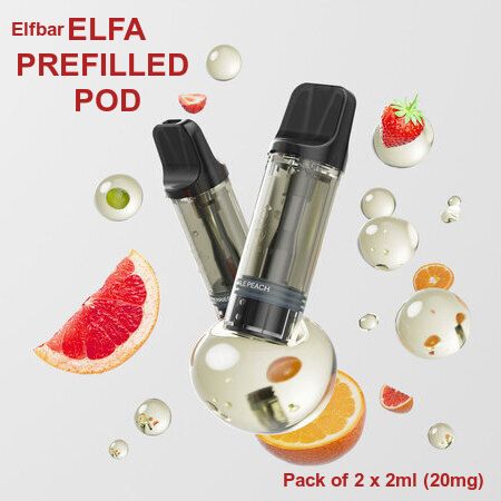 elf bar elfa prefilled pod ELF Bar ELFA Pro 20mg Replacement Prefilled Pods main image 1