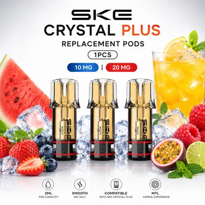 SKE Crystal Plus Replacement Pods 1PCS (10 MG / 20 MG)
