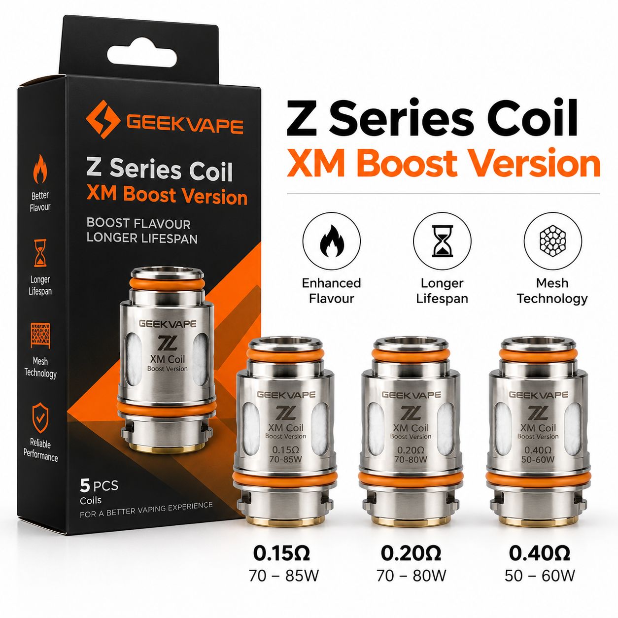 Geekvape Z Series XM Boost Coil (Pack 5)