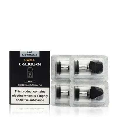 Uwell Caliburn A3 Pod Replacement (Pack 4)