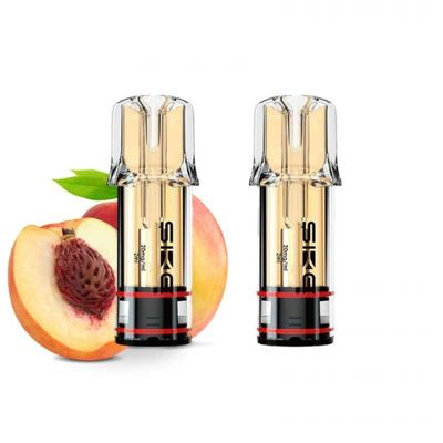 SKE Crystal Plus 20mg Nic Salt Replacement Pods - White Peach