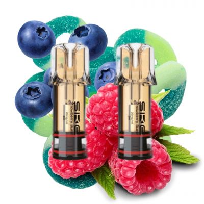 SKE Crystal Plus 20mg Nic Salt Replacement Pods - Bosbes Zure Framboos