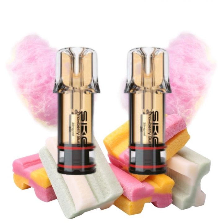 SKE Crystal Plus 20mg Nic Salt Replacement Pods - Cotton Candy Bubblegum