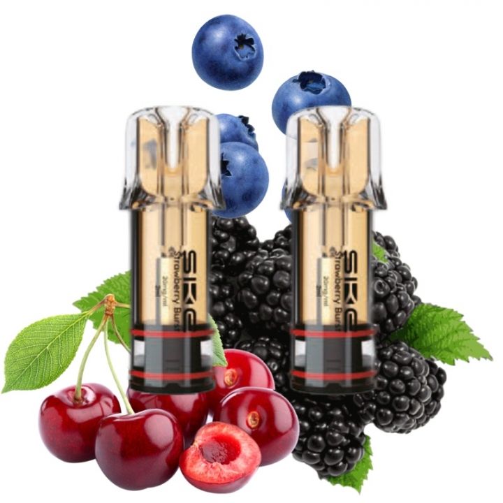 SKE Crystal Plus 20mg Nic Salt Replacement Pods - Blueberry Cherry Blackberry