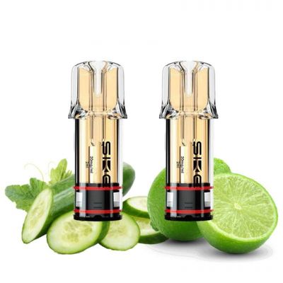 SKE Crystal Plus 20mg Nic Salt Replacement Pods - Cucumber Lime