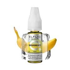 ELFBAR ELFLIQ Banana Ice Nic Salts - 10ml