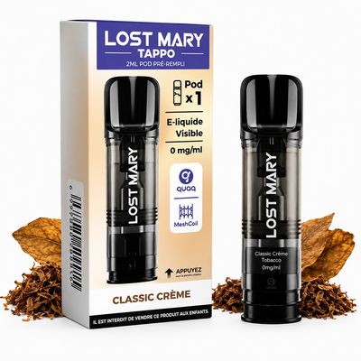 Lost Mary Tappo Air Prefilled Pod – Classic Cream Tobacco