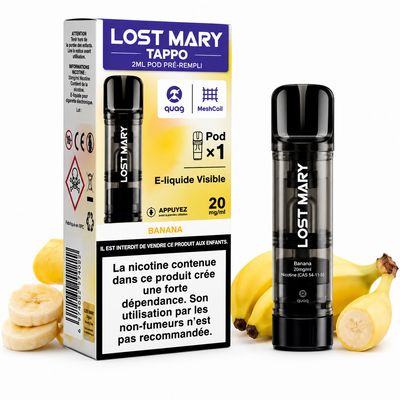 Lost Mary Tappo Air Prefilled Pod – Banana