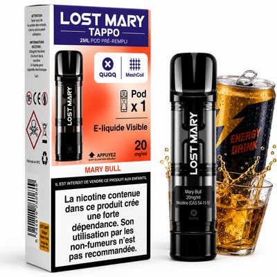 Lost Mary Tappo Air Prefilled Pod – Mary Bull