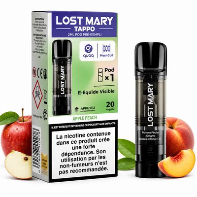 Lost Mary Tappo Air Prefilled Pod – Apple Peach