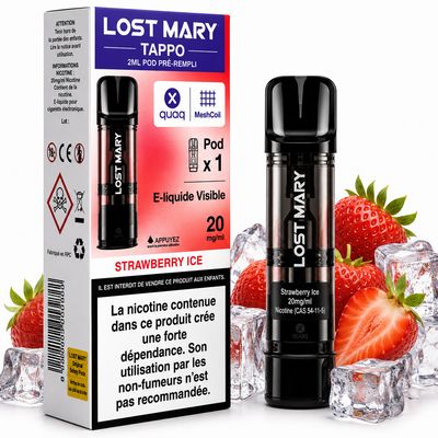 Lost Mary Tappo Air Prefilled Pod – Strawberry Ice