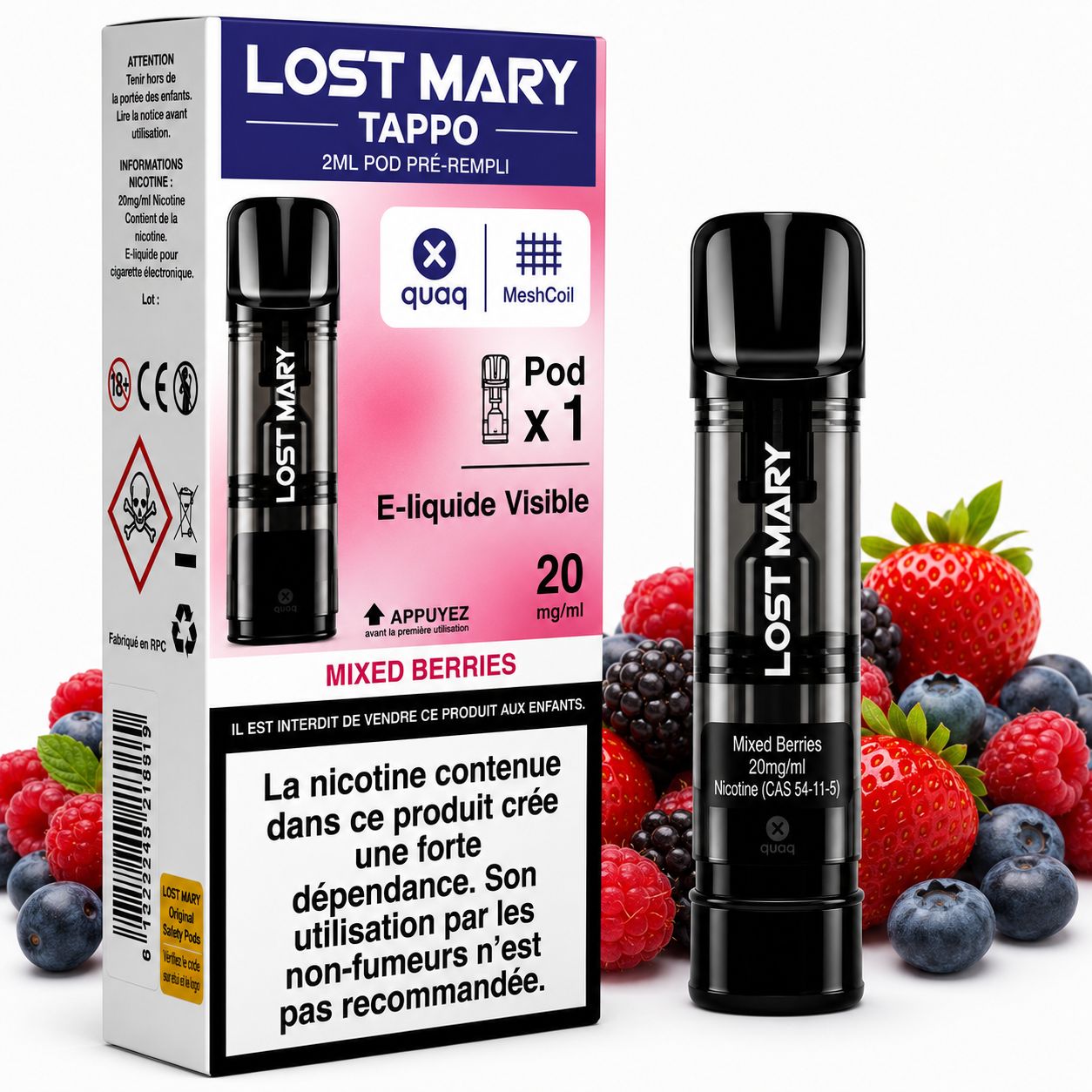 Lost Mary Tappo Air Prefilled Pod – Mixed Berries