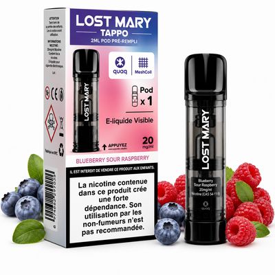 Lost Mary Tappo Air Prefilled Pod – Blueberry Sour Raspberry
