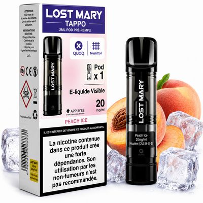 Lost Mary Tappo Air Prefilled Pod – Peach Ice