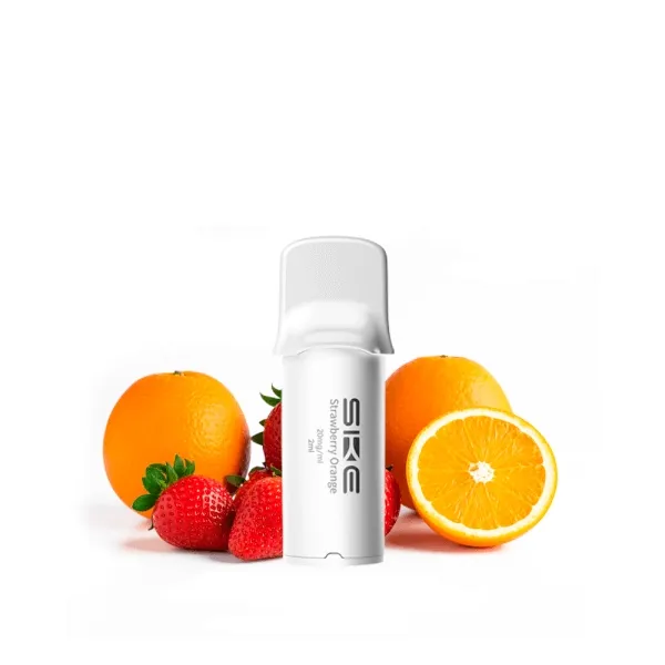 Ske Crystal 600 Pro Pod Strawberry Orange (Pack 1)