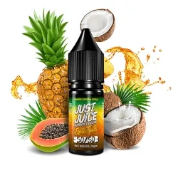 Just Juice 50/50 Freebase – Exotic Fruits Papaya, Pineapple &amp; Coconut – 10ml