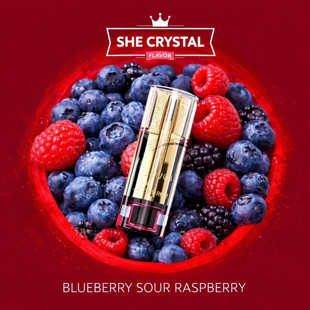 SKE Crystal Plus Replacement Pods ZERO – Blueberry Sour Raspberry