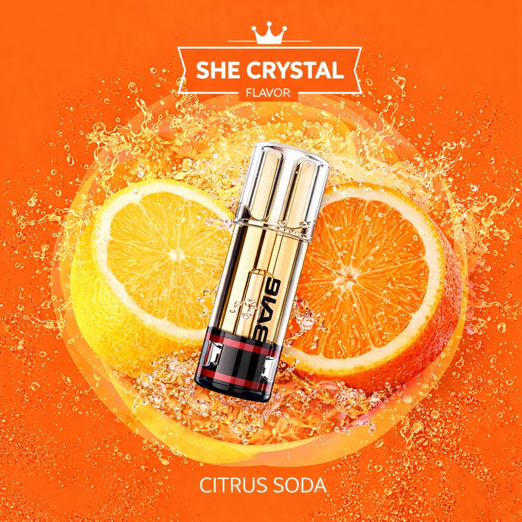 SKE Crystal Plus Replacement Pods ZERO – Citrus Soda