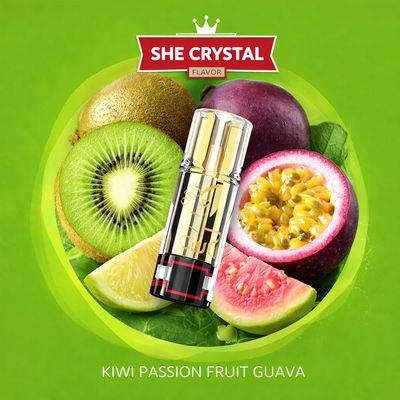 SKE Crystal Plus Replacement Pods ZERO – Kiwi Passion Fruit Guava