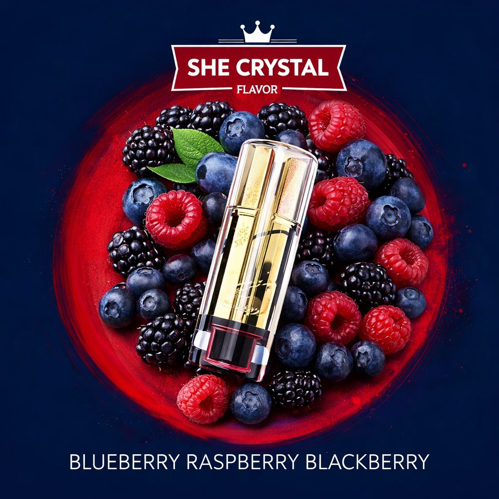 SKE Crystal Plus Replacement Pods ZERO – Blueberry Raspberry Blackberry