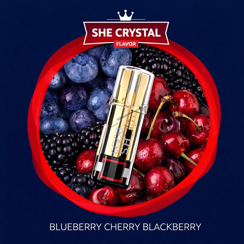 SKE Crystal Plus Replacement Pods ZERO – Blueberry Cherry Blackberry