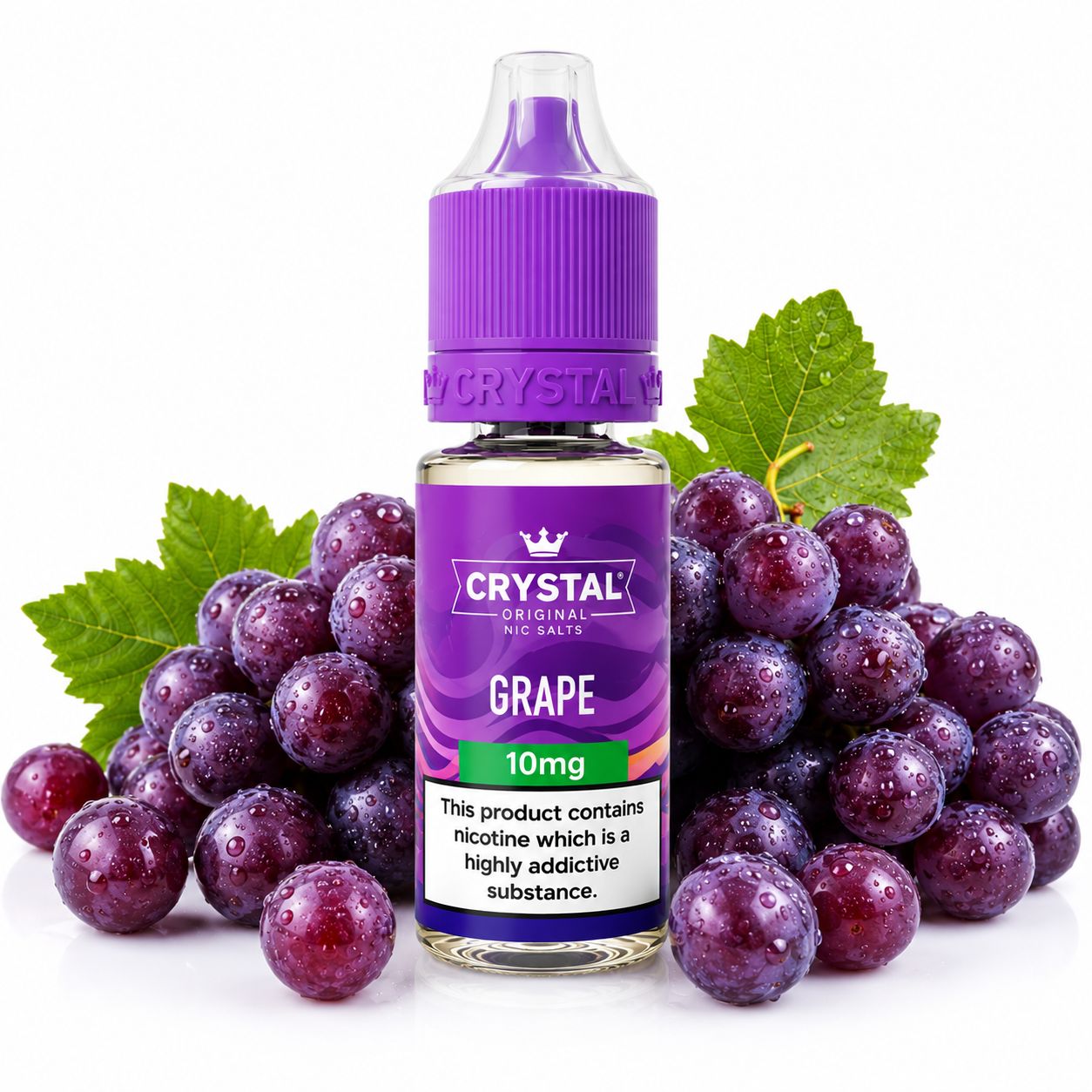 Crystal Nic Salts - Grape - 10ml