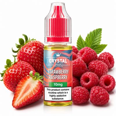 Crystal Nic Salts - Strawberry Raspberry - 10ml