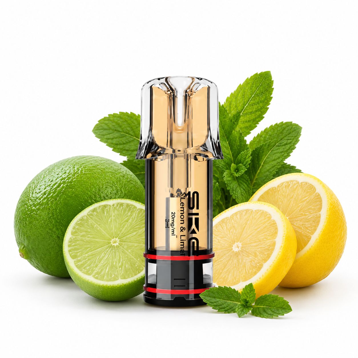 SKE Crystal Plus Nic Salt Replacement Pod 1PCS – Lemon &amp; Lime