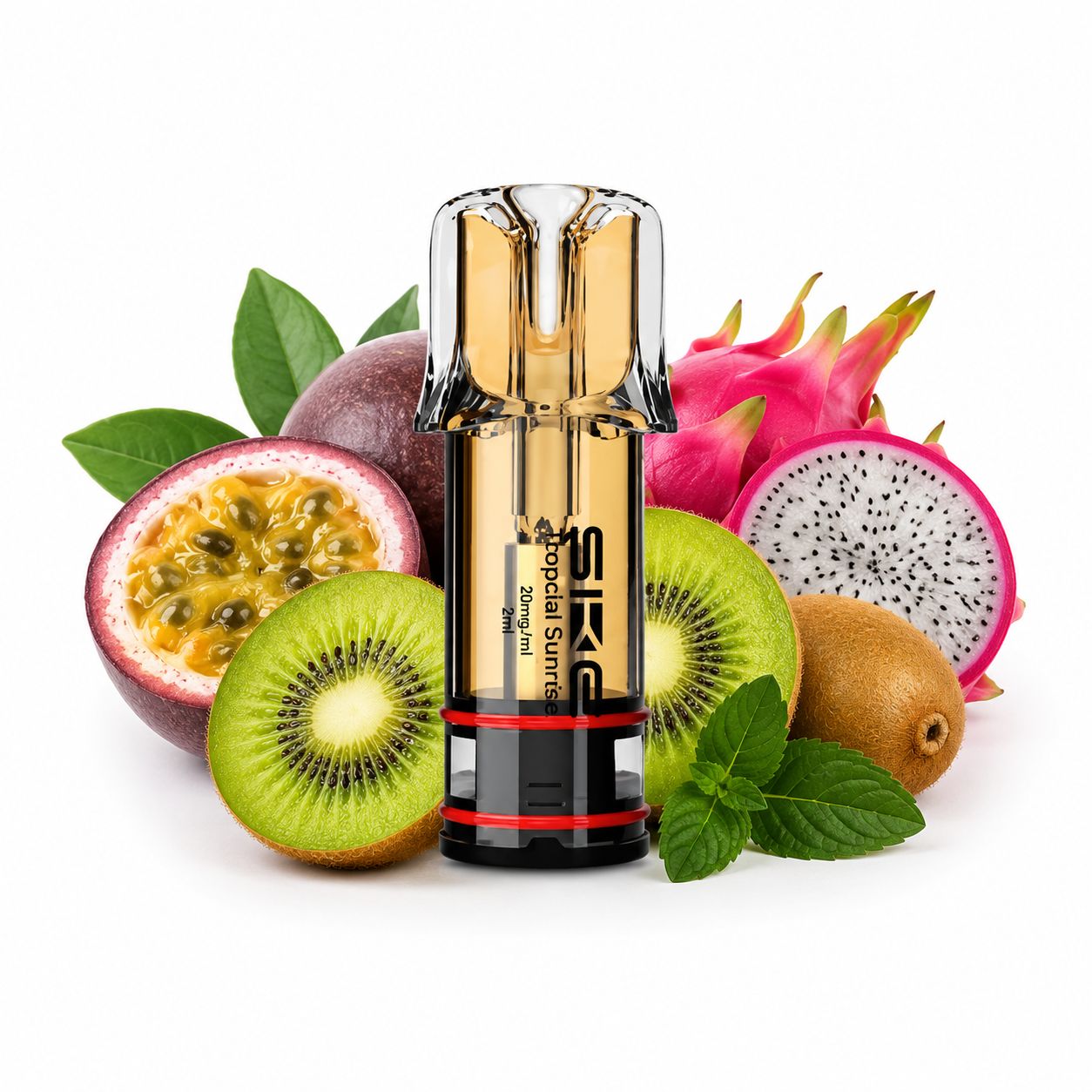 SKE Crystal Plus Nic Salt Replacement Pod 1PCS – Kiwi Passion Fruit Guava
