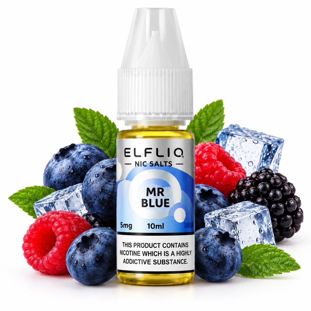 ELFBAR ELFLIQ Mr Blue Nic Salts - 10ml