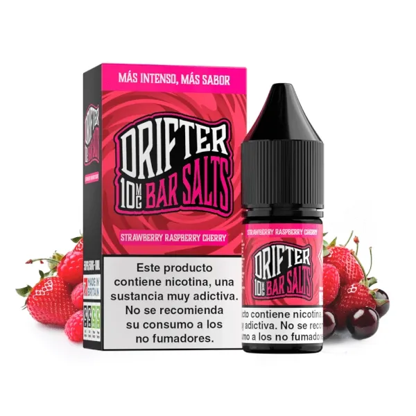 Juice Sauz Drifter Bar Salts Strawberry Raspberry Cherry 10ml