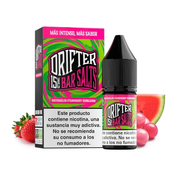 Juice Sauz Drifter Bar Salts Watermelon Strawberry Bubblegum 10ml