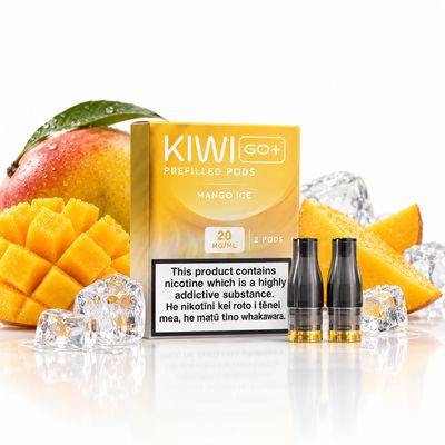 KIWI GO+ Prefilled Pods 2PCS 20mg – Mango Ice KIWI GO+ Prefilled Pods 2PCS 20mg – Mango Ice
