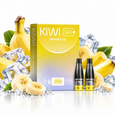 KIWI GO+ Prefilled Pods 2PCS 0mg – Banana Ice KIWI GO+ Prefilled Pods 2PCS 0mg – Banana Ice