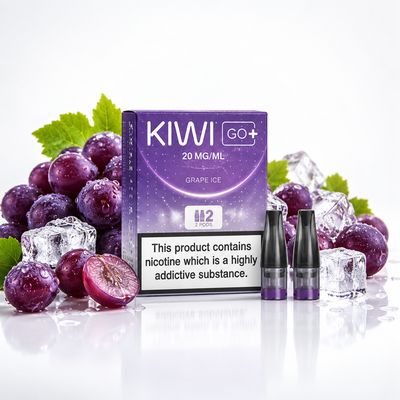 KIWI GO+ Prefilled Pods 2PCS 20mg – Grape Ice KIWI GO+ Prefilled Pods 2PCS 20mg – Grape Ice