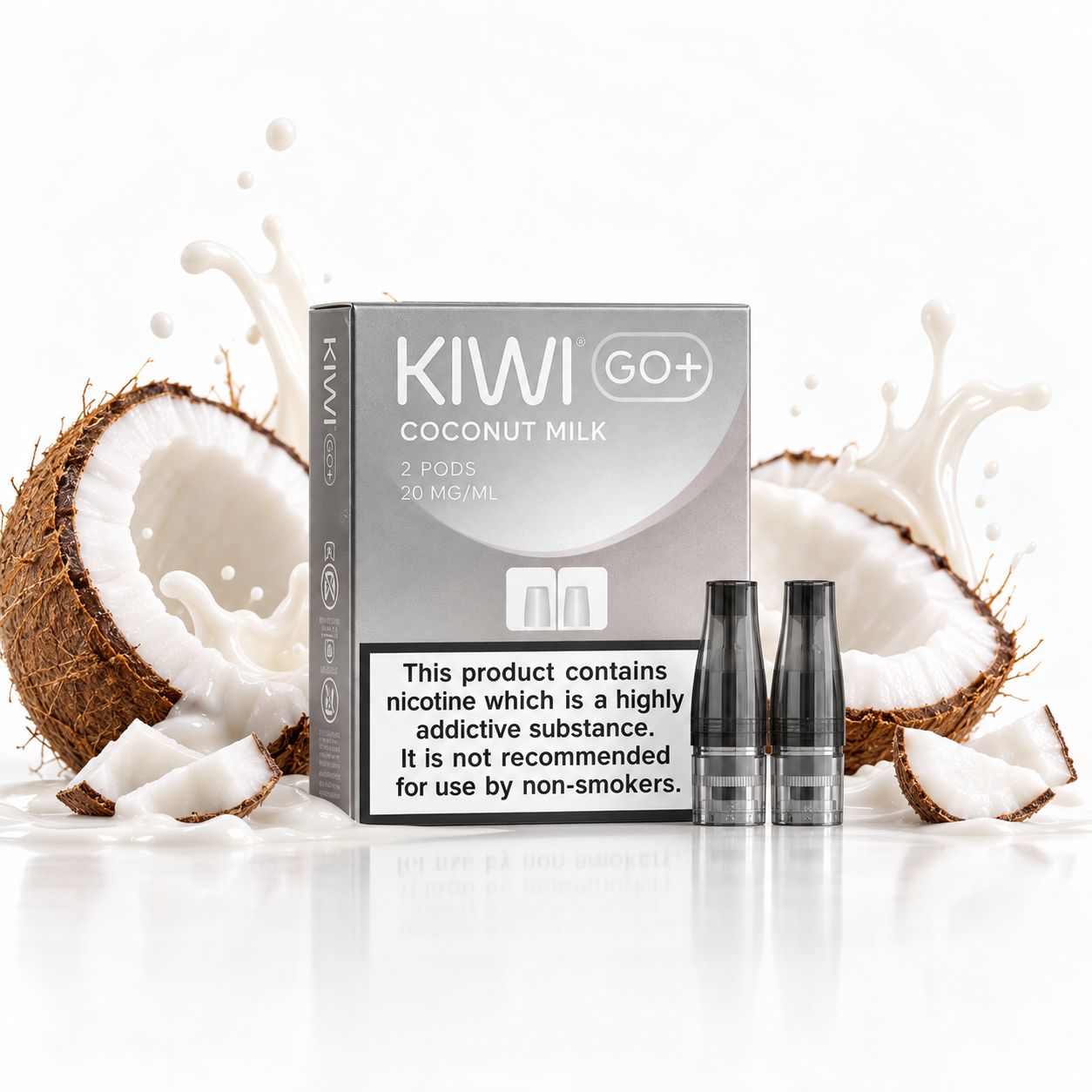 KIWI GO+ Prefilled Pods 2PCS 20mg – Coconut Milk