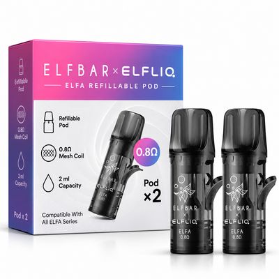 ELFBAR ELFA Pro Empty Pods 0.8Ω (2PCS)
