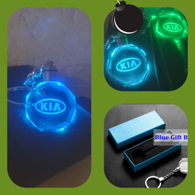 Kristall 3D Schlüsselanhänger Auto Logo Kia
