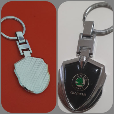 Schlüsselanhänger mit Skoda Logo