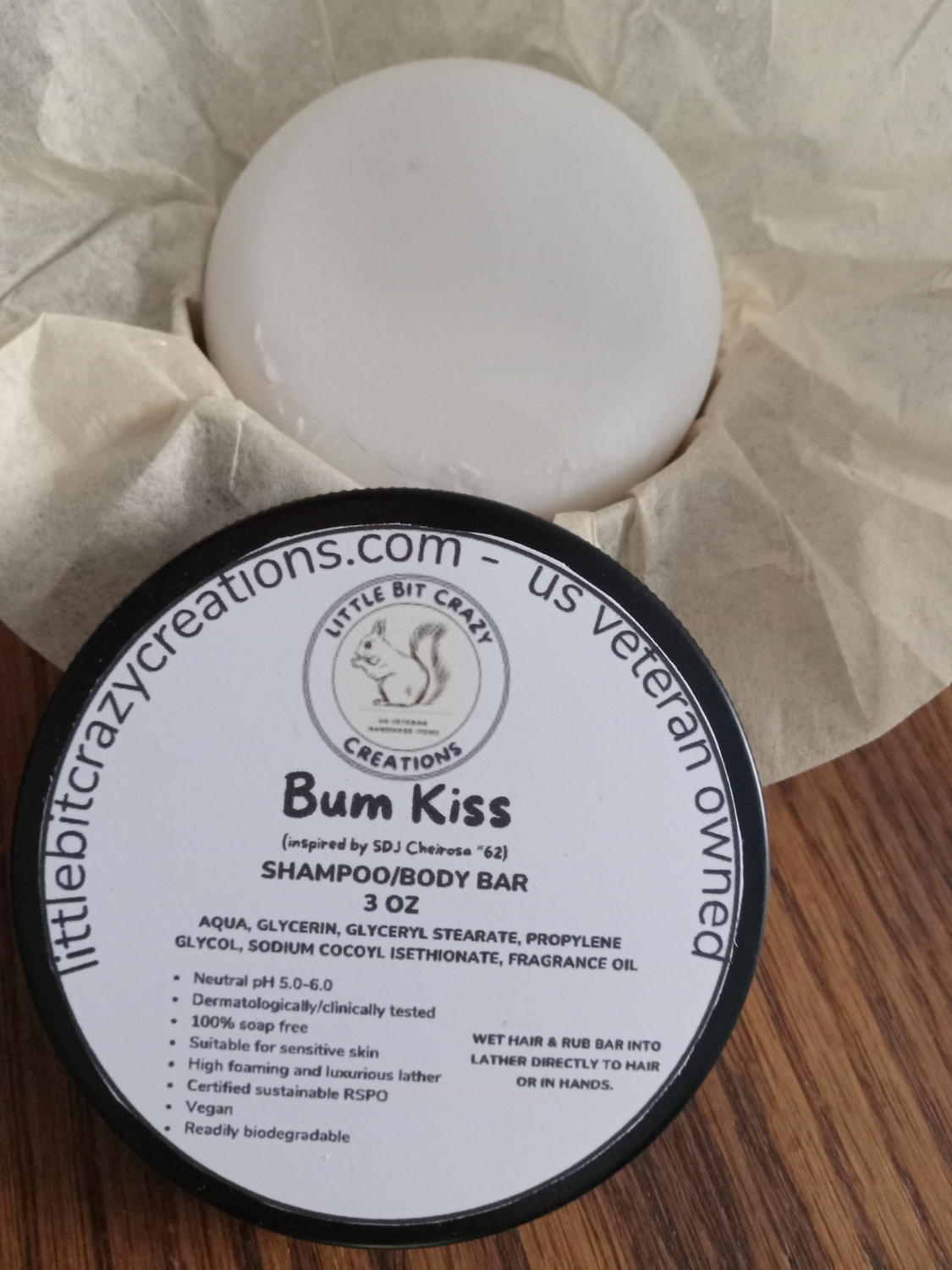 3oz RAINBOW SHERBET SHAMPOO/BOSY BAR
