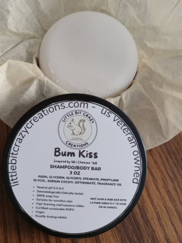 3oz Bum Kiss Shampoo/Body Bar