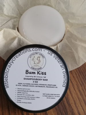 3oz Bum Kiss Shampoo/Body Bar