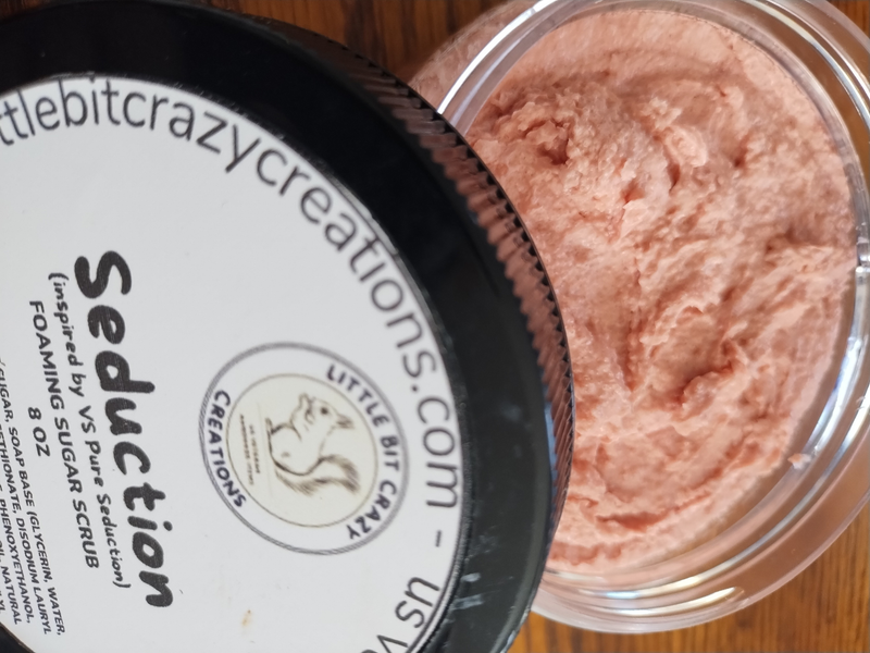 8oz Seduction Foaming Sugar Scrub
