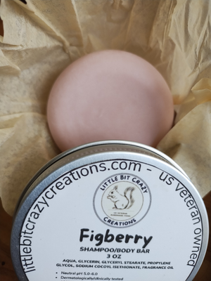 3oz FIGBERRY SHAMPOO/BODY BAR