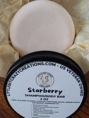 3oz STARBERRY SHAMPOO/BODY BAR